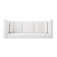 thumbnail image 4 of Chesterfield Sofa with Tufted Design, 3-Seater with Rolled Arms, Nailhead Detailing, and Neck Roll Pillows for Elegant Living Spaces, 4 of 15