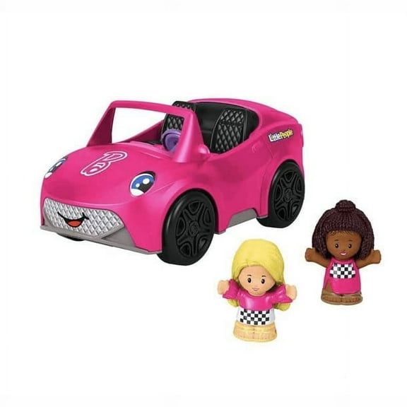 Fisher-Price MTTHCF59 Little People Barbie Toddler Toy Car with Music Sounds & 2 Figures Toy