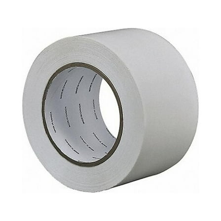 Tapecase Film Tape, White, 36 yd L, 3 in W 15C773