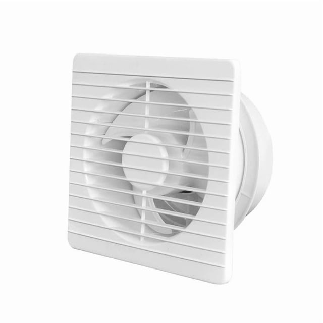 Ventilador de extracción de aire. Fácil instalación. Compacto, silencioso y decorativo. Ideal para baño, lavandería y otros espacios del hogar. 4 pulgadas