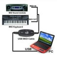 thumbnail image 2 of BESTYASH Synthesizer Workstation Keyboards with Midi Cable 1Pack, 2 of 8