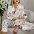 thumbnail image 6 of Naloa Rabbit In Space Pajamas for Women Set, Womens Pajama Sets, Lounge Sets for Women, 2pjs for Women-XX-Large, 6 of 7