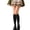Black, variant on Daznico Women's Knit Knee High Socks Semi Opaque Stretch Soft Breathable Daily Dress Matching Mid Calf Stockings