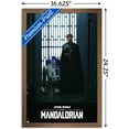 thumbnail image 3 of Star Wars: The Mandalorian Season 2 - Luke, Grogu and R2-D2 Wall Poster, 14.725" x 22.375", Framed, 3 of 3