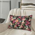 thumbnail image 5 of Sikiie Many Kind Of Flowers Print Plush Pillow Cover, Wrinkle-proof and Stain-resistant Pillow Protector without Pillow Core, Home Decoration-20"x30", 5 of 6