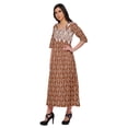 thumbnail image 2 of Moomaya Kurti Ligne A pour Femmes Kurti Longue Imprimée Robe Haut Indien pour Femmes, 2 of 5