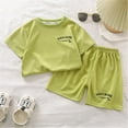 thumbnail image 4 of Birdeem Chemises pour Filles Ensemble à Manches Courtes d'Été T-Shirt Coréen à Manches Courtes Col Rond Ensemble Haut/chemise, 4 of 12
