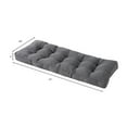 thumbnail image 6 of Sunbrella Canva Coal 51 x 18 in. Outdoor Bench Cushion by Greendale Home Fashions, 6 of 8