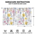 thumbnail image 2 of Rustic Floral Pattern Drapes 52x63 Inch Rod Pocket Blackout Curtains 2 Panels for Bedroom and Cozy Vibes, 2 of 2