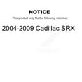 thumbnail image 2 of CMX Front Rear Disc Brake Rotors Kit for Car 2004-2009 Cadillac SRX K8-101007, 2 of 8