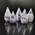 thumbnail image 6 of 1 Piece Natural Purple Peacock Stone Teardrop | Mystical Blue-Purple Flash Healing Stone | 8-9cm/110g | Energy Pendant, Meditation Decor | Shipped from China, 6 of 6