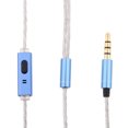 thumbnail image 3 of 3.5mm DIY Auriculares Auriculares Cable De Audio Cable De Repuesto 130cm Azul Sunnimix cable de repuesto para auriculares, 3 of 8