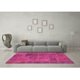thumbnail image 3 of Ahgly Company Indoor Rectangle Patchwork Pink Transitional Area Rugs, 7' x 9', 3 of 4