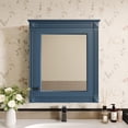 thumbnail image 2 of CQSXDA 24'' x 27'' Wall Mounted Bathroom Storage Cabinet with Mirror, Medicine Cabinet with Height Adjustable Shelf, Over the Toilet Space Saver Cabinet, 2 of 12