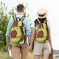 thumbnail image 5 of Yiaed Avocado1 Print Backpack, Premium Laptop Backpack, Travel Backpack for Women, Lightweight Backpacks, Comfortable Back Pack-Small, 5 of 5