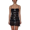 thumbnail image 1 of ORUYROP Robe à Bretelles Y2k d'Été pour Femme Sans Manches Aguichant à Bretelles Spaghetti avec Laçage Plissée Transparente Robe Courte de Soirée, 1 of 7