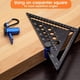 thumbnail image 4 of Perilla De Calibre De Escalera, Herramienta De Diseño De Larguero Estable De Calibre De Escalera Alto De Metal Precisa Para Enmarcar Escuadra, 4 of 8