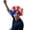 A, variant on Patriotic Fan Wig with National Flag Headband â Curly Afro Hair for Sports Events, World Cup, Carnival & â One Size Fits Most Adults (14 Country Options)