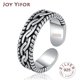 thumbnail image 1 of Anillo de Color plateado genuino para hombres y mujeres, anillos de pareja, banda de boda, anillo de dedo femenino, joyería al por mayor, 1 of 2