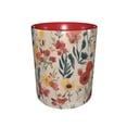 thumbnail image 2 of Wildflower Floral Coffee Mug Fun Custom Ceramic Mugs 11oz Red, 2 of 5