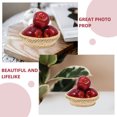 thumbnail image 4 of Shisuyan 8pcs Artificial Lifelike Simulation Apples Decorative Fake Apples Lifelike Fruits Model For Kitchen Thanksgiving Party Decoration, 4 of 8