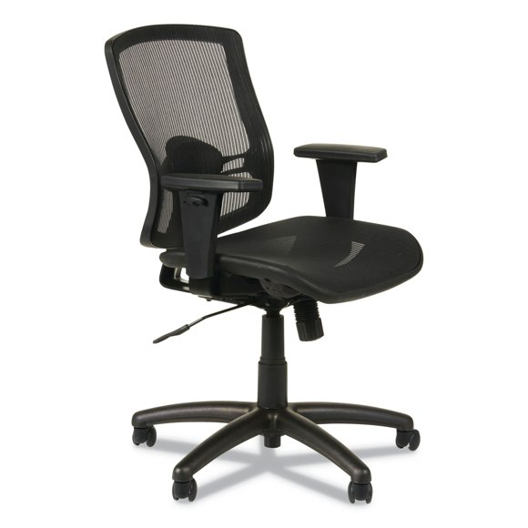 Alera ALET4218 Série Etros Chaise Inclinable Synchro en Maille Hauteur de Siège 15.74 Po à 19.68 Po - Noir