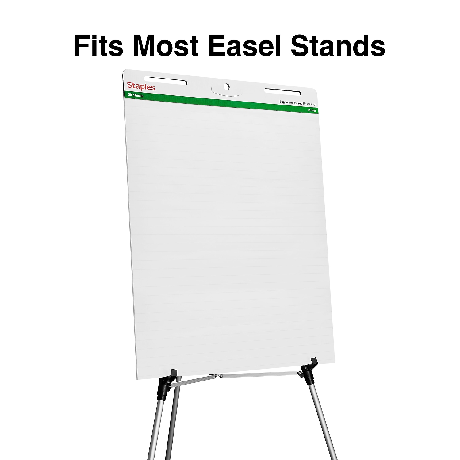 Staples Easel Pads 27" x 35" White 50 Sheets/Pad 4 Pads/Carton (ST17641)