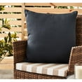 thumbnail image 5 of Renwil Cruise 22x22" Square Modern Fabric Decorative Pillow in Dark Gray, 5 of 8