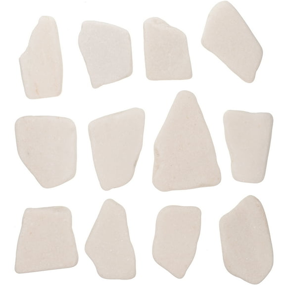 SHISUYAN 12pcs Painting Stone Rock Marble Drawing Painted Rocks DIY Painting Stones