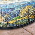 thumbnail image 3 of Scenic Stained Glass Landscape Panel with Vibrant Trees and Rolling Hills – Ideal Nature-Inspired Home Decor, 3 of 3