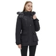 thumbnail image 5 of Wantdo Women's Recycled Puffy Coat Winter Padded Jacket Waterproof Winter Snow Puffer Coat Dark Gray XL, 5 of 14