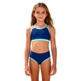 thumbnail image 4 of Atogsazn Children's Girls Summer Swimsuit Kids Casual Bikini Set Bathing Suit 2 Piece Outfit for Girl Clothing Blue 9-10 Years Fashion, 4 of 9