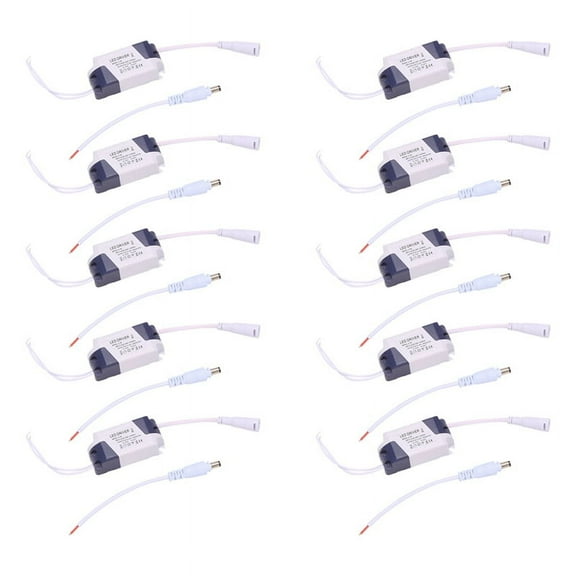 10X LED Transformer - Constant Transformer 4-7W LED Driver Power Supply Transformer DC12-24V