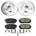thumbnail image 3 of PowerStop Front Z23 Evolution Sport Carbon-Fiber Ceramic Brake Pad and Drilled & Slotted Rotor Kit Fits: HYUNDAI Select Models K6982, 3 of 10