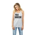 thumbnail image 2 of Yas Queen Women's Fashion Sleeveless Flowy Racerback Tank Top Sport Grey X-Large, 2 of 5