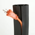 thumbnail image 6 of UT Wire 15-FT Cord Protector and Cover with 3 Channels for Floor, Black, 6 of 7