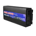 thumbnail image 1 of Pure Sine Wave Inverter 2000W 3000W 4000W Power Solar Car Inverters With LED Display DC 12V 24V To AC Voltage Converter ,Wide Usage, 1 of 6