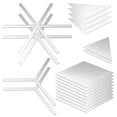 thumbnail image 5 of Decorative StickersDIY Mirror Wall Sticker Background Wall Decal Wall Decor Streamlined Design, 5 of 5