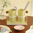 thumbnail image 3 of Support Multifonctionnel Rangement Baguettes Tube Mode Simple Rangement Mural Solide Rangement Ménager Baguettes Cage C, 3 of 5