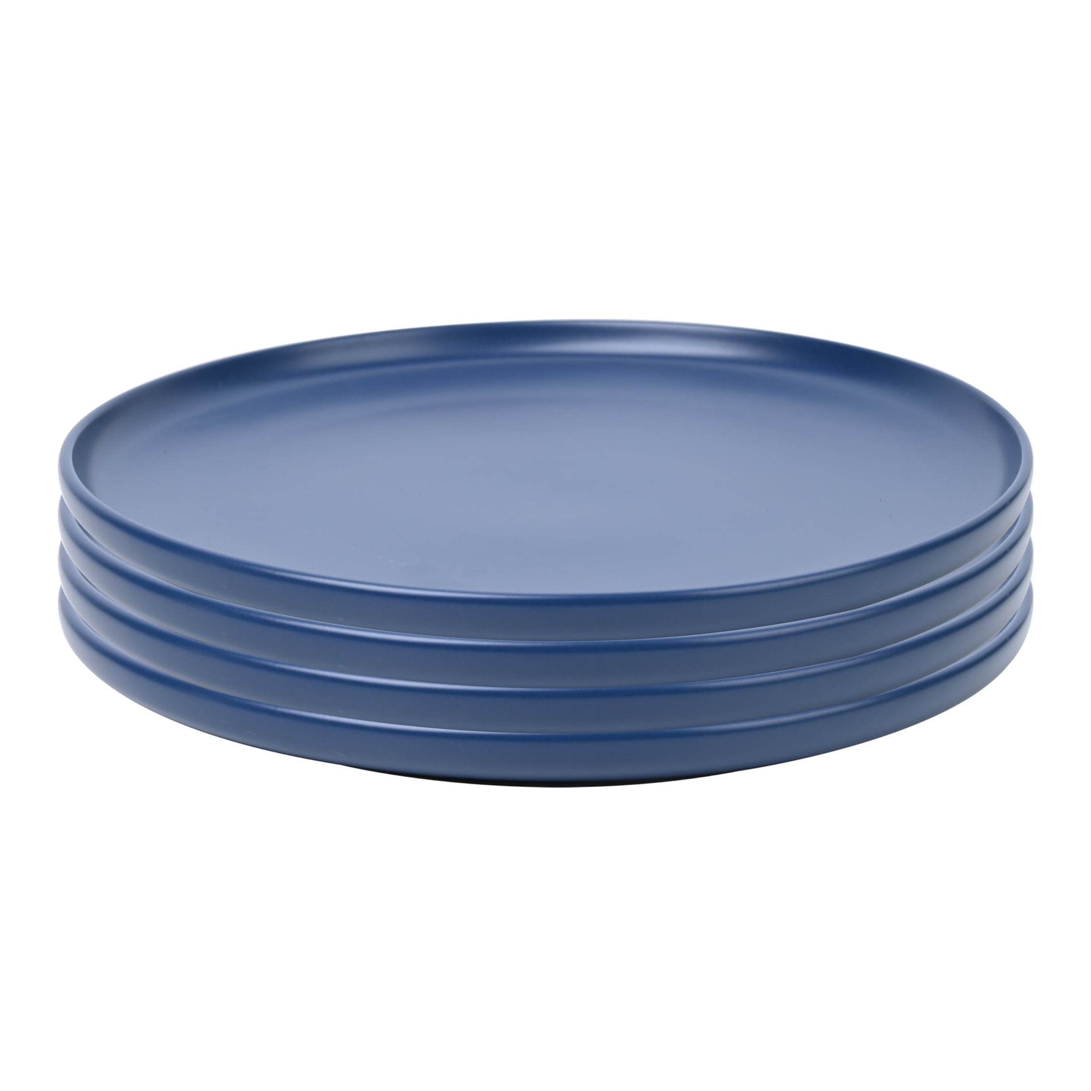 Mainstays Alessandra Blue Stoneware Dinner Plate - Walmart.com
