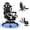 Black and White, variant on JaxShark Ergonomic Gaming Chair with Headrest and Lumbar Support for Adults Teens, High Back Reclining PU Leather Modern Black