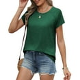 thumbnail image 4 of Women Fashion Tops Blouse Cute Shirts Trendy Going Out Plus Size Golf Tees for Women, 4 of 7