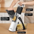 thumbnail image 4 of ONCE FOR ALL Potato Slicer for French Fries & Potato Chips, Vegetable Cutter with Food Pusher, Adjustable 0.1–8mm Thickness, Slice, Julienne, Shred & Dice, 4 of 11