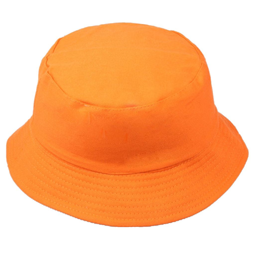 orange fishing hat