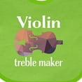 thumbnail image 4 of Inktastic Violin Treble Maker Funny Violinist Music Boys or Girls Baby Bib, 4 of 4