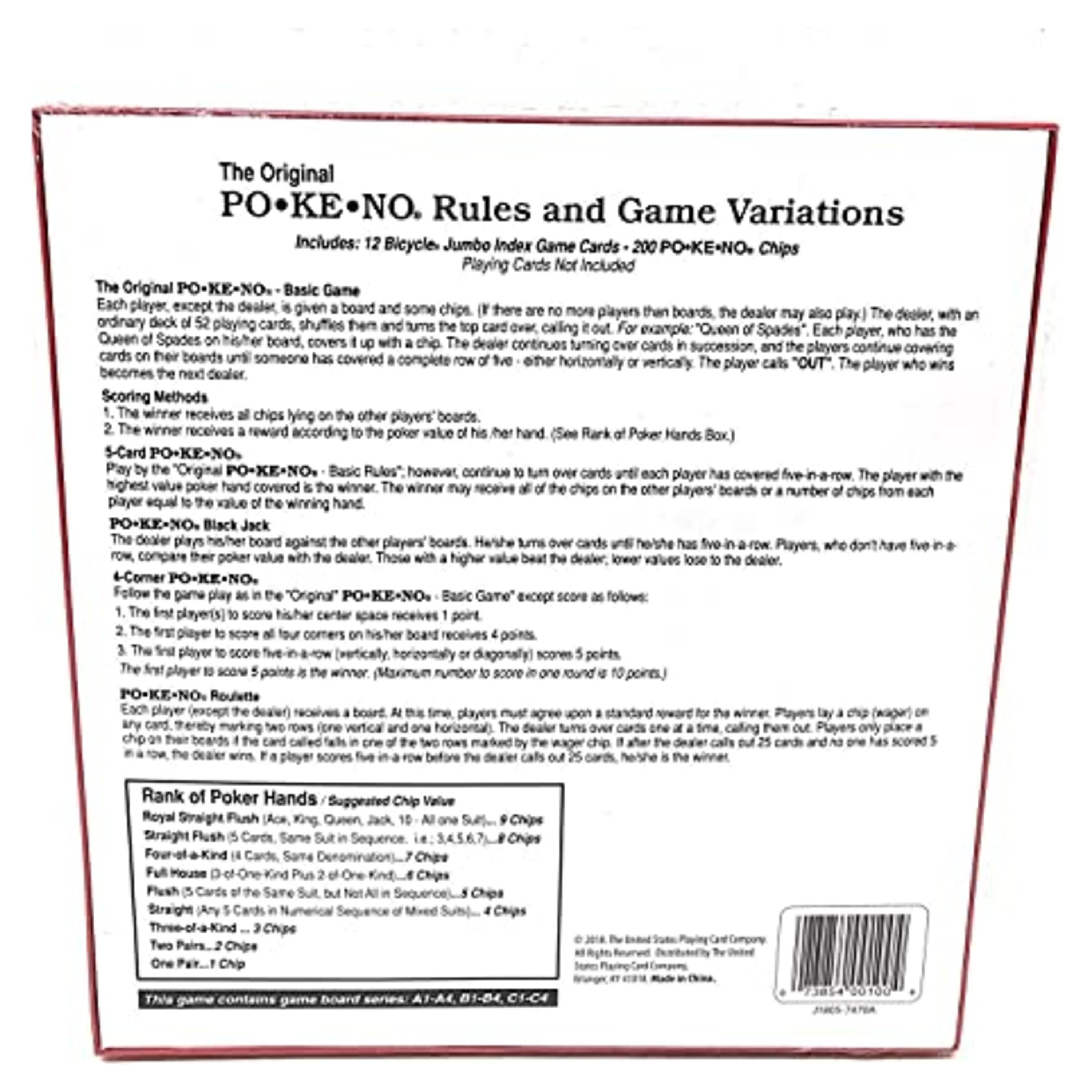 Bicycle Original Pokeno Card Game Walmart