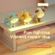 thumbnail image 5 of 6pcs llevaron la luz de la noche del animal doméstico, mini pequeño soporte lindo del teléfono móvil, 5 of 5
