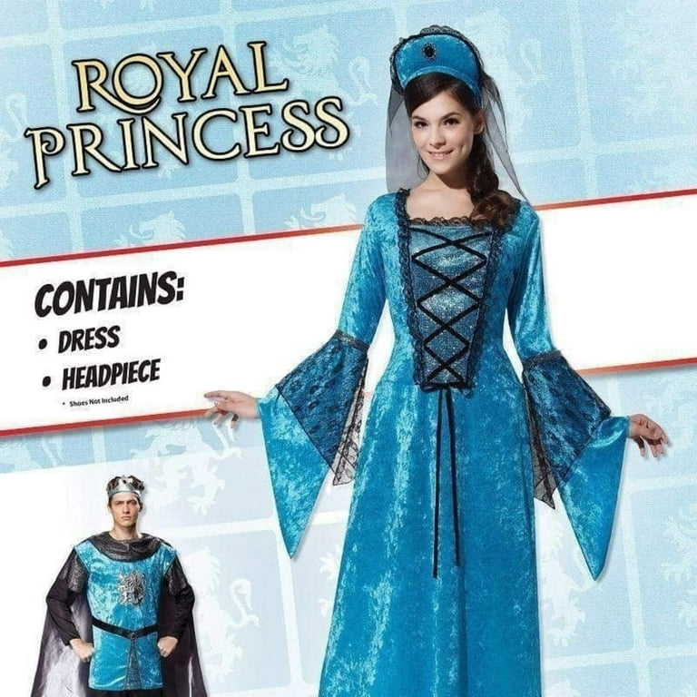 Womens Royal Princess Adult Costume Female Uk Size 10 14 Halloween Womens Royal Princess Adult Costume Female Uk Size 10 14 Halloween