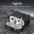 thumbnail image 3 of husxh Lock Case for AirPods 4 Cover Full Body Protective Cover Shockproof Protective Skin Case with Carabiner Earbud Case Cover with Secure Lock Clip for Apple Airpods 4th Generation Case Cover (2024), 3 of 9