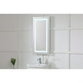 thumbnail image 5 of Helios 18in x 36in Hardwired LED mirror with touch sensor and color changing temperature 3000K/4200K/6400K, 5 of 5